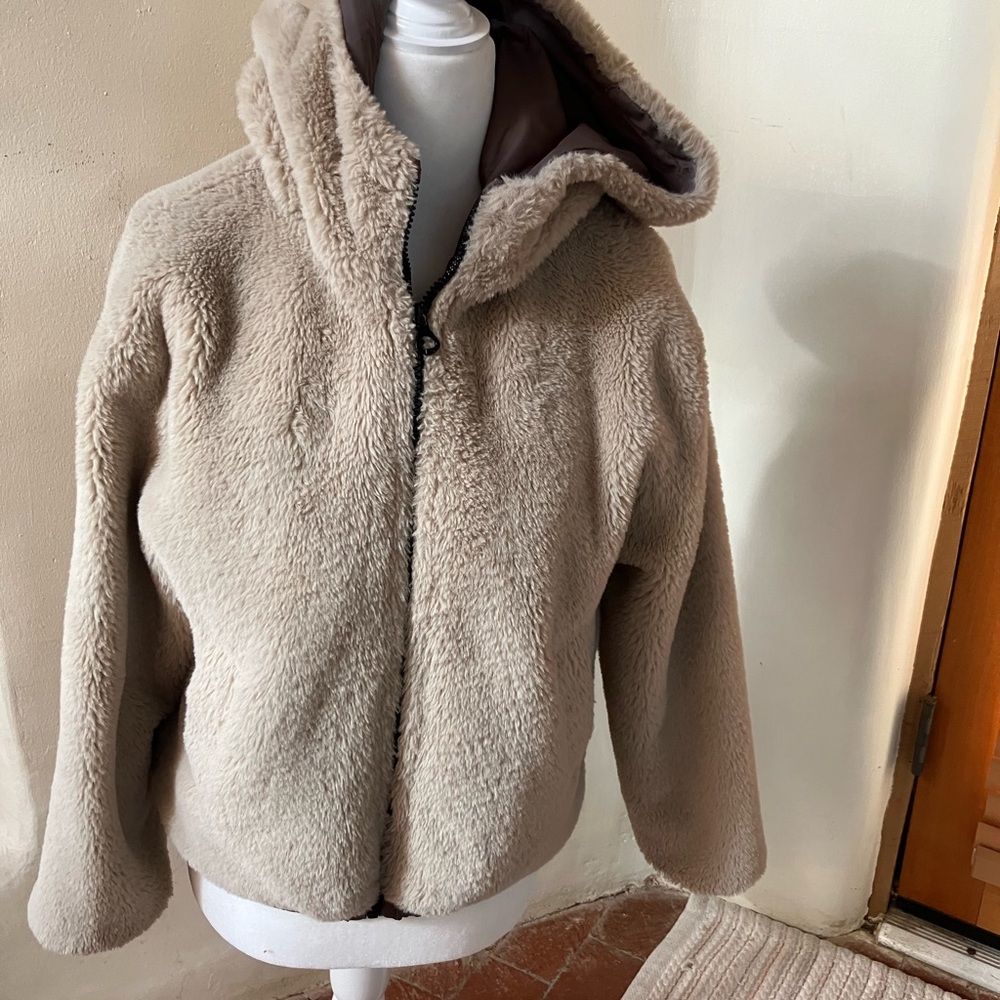 Zara Puffer Jacket in Deep Brown